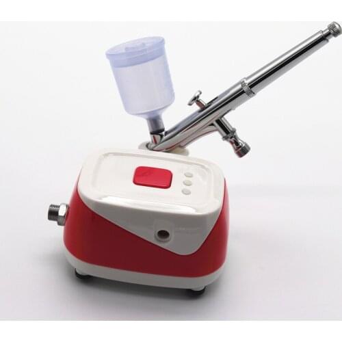 Mini spray gun, nail design painting cake spray gun cleaning kit spray gun, double action spray gun kit mini beauty compressor
