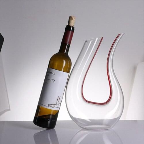 New Big Decanter Handmade Crystal Red Wine Brandy Champagne Glasses Decanter Bottle Jug Pourer Aerator for Family Bar