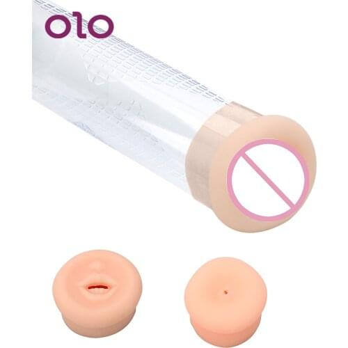 OLO 1PCS Penis Pump Sleeve Enlargement Penis Pump Accessories Soft Silicone Replacement Sleeve Seal Stretchable Donut