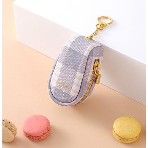 Just Satr ,Mini key bag, plaid, easy for men and women to go out key bag