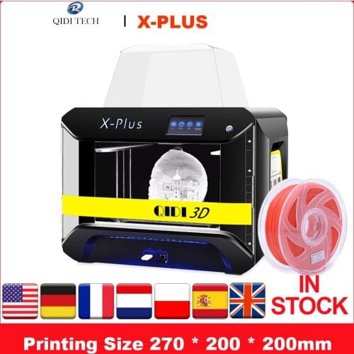 QIDI X-PLUS Industrial Grade 3D Printer with 4.3 Inch Color Touchscreen Support Quick Leveling WiFi Function Air Purification