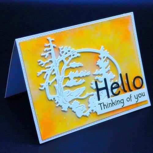 SCD1195 Christmas Trees Metal Cutting Dies For Scrapbooking Stencils DIY Album Cards Decoration Embossing Folder Die Cuts Tools