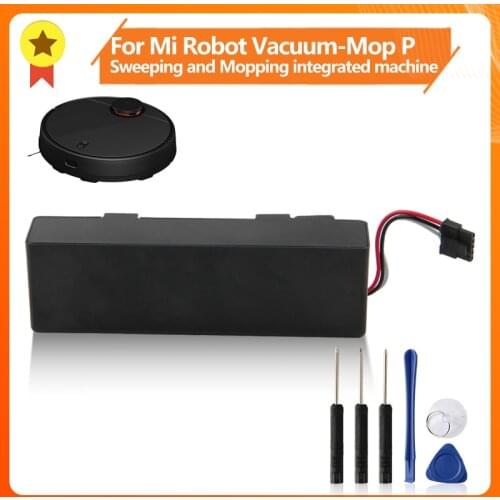 Replacement Battery MA1-4S1P-SC INR18650 for Xiaomi Sweeping Mopping Robot Mijia Mi Robot Vacuum-Mop P 3200mAh