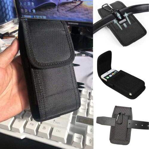 Universal phone Pouch Belt waist bag 3.5-6.3 inch smartphone belt pouch Waist Belt Clip for iphone xs max xiaomi redmi note 7