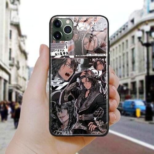 Twisted Wonderland game fanart Soft Silicone Glass Phone Case Cover Shell For iPhone SE 6 6s 7 8 Plus X XR XS 11 12 Mini Pro Max