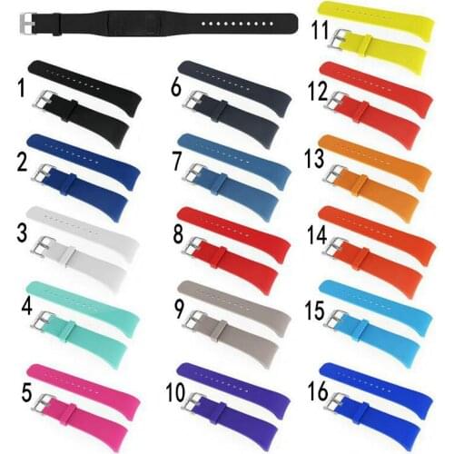 100Pcs/Lot High Quality Silicone Watchbands Replacement Bracelet For Samsung Gear Fit 2 Fit2 SM-R360 Smart Watch
