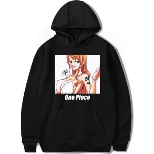 Japan Anime One Piece Hoodie Sweatshirt Printed Ace Luffy Oversize Clothes Autumn Fashion Streetwear Harajuku Unisex Pullover