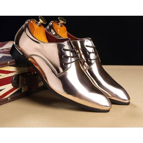 Yomior British Pointed Toe Leather Shoes Men Fashion Business Casual Platform Formal Dress Shoes High Quality Wedding Loafers