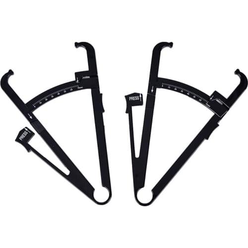 NEW 1 Pc Body Fat Tester Analyzer Fat Measuring Clamp Sebum Fat Caliper Charts Skinfold Thickness Gauge Fitness lder