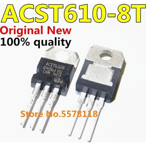 10pcs/lot 100% New ACST610-8T ACST6108 TO-220
