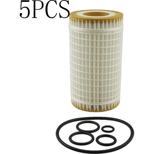 5PCS Car Oil Filter 2711800009/HU718/5X FIT FOR MERCEDES BENZ C-CLASS / E-CLASS (W203) CL203 S203 C209 A209 W211 S211 W202 C215