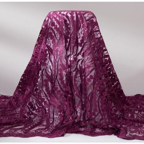 African Lace Fabric 2021 High Quality Lace White Diy French Tulle Nigerian Laces 5 Yards Wedding Sewing Dersses For Women A 2542