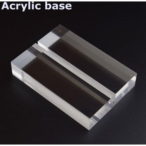 Transparent Music Code Acrylic Board Base Acrylic Stand Gift