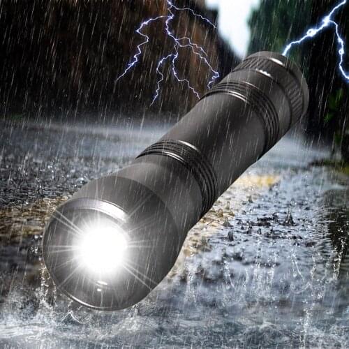 Aluminum alloy led strong light long-range multi-function flashlight rechargeable outdoor telescopic zoom lighting flashlight