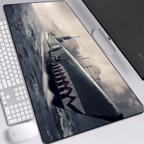 Big Ship Picture Mouse Pads HD Wallpaper Printed Mice Mat with Locking Edge Thermal Transfer Rubber Desk Pad Large for Games