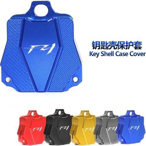 Motorcycle Key Shell Case Cover With Logo For Yamaha FZ1 FZ-1 2001-2015 2014 2013 2012 2011 2010 2009 2008 2007 2006 2005 FZ 1