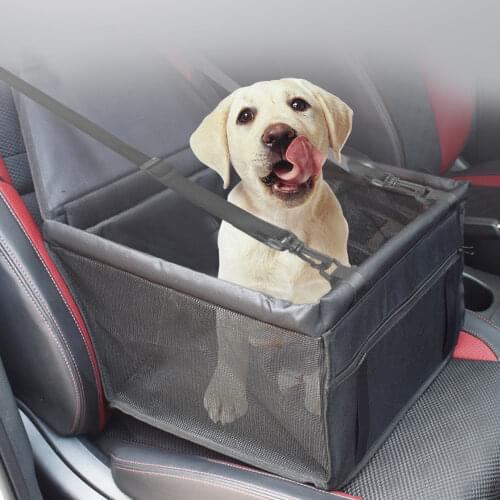 Pet dog harness car seat cover cushion to carry household cat and puppy bag car safety travel folding hammock waterproof dog bag