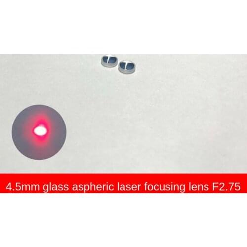 D4.5mm Ultra-short Focal Length Laser Focusing Collimator Lens Molded Glass Aspherical Fiber Coupling Lens