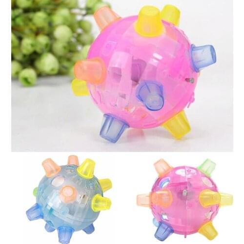 1pc LED Light Jumping Ball Kids Crazy Music Football Childrens Funny Toy Bouncing Dancing Kid Vibrating Toy Ball Wholesale