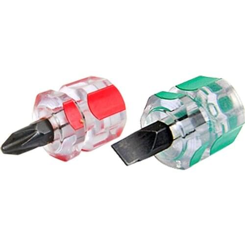 Top quality Mini Short Stubby Phillips Slotted Screwdriver Set