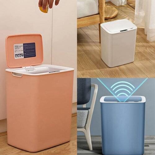 Hot USB Automatic Sensor Dustbin Smart Sensor Trash Can Induction Waste Bin Eco-Friendly Dustbin Household Trash Bin