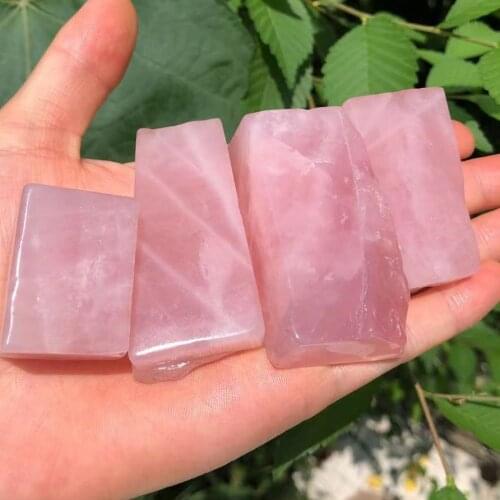 Natural Rose Crystal, Irregular Shape Of Pink Gem, Used For Home, Aquarium Ornament.Or Cut And Process