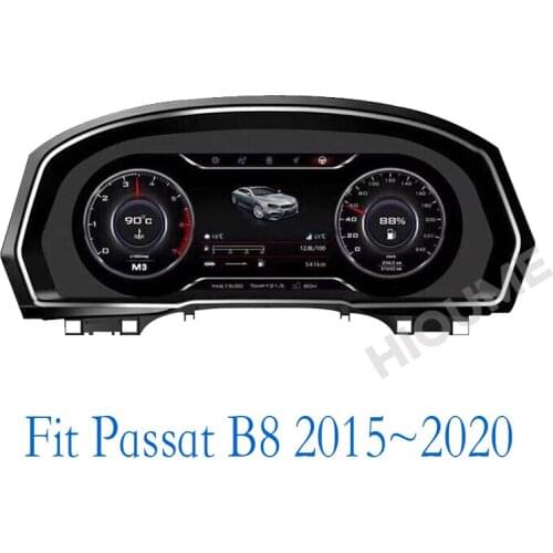 NEW Digital Dashboard Panel Virtual Instrument Cluster CockPit LCD Speedometer for Volkswagen VW Passat B8 CC 2015~2020
