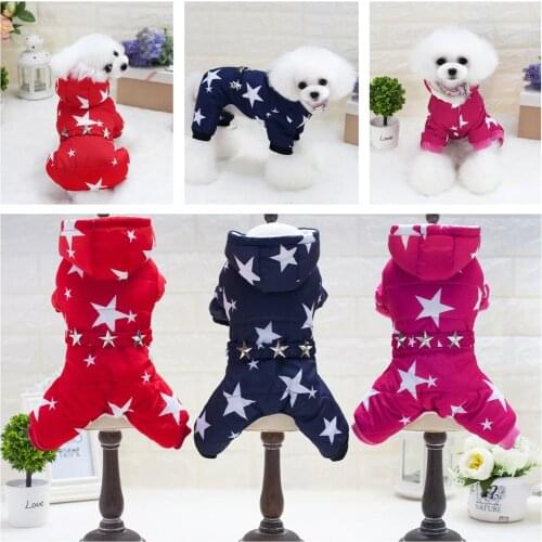 Pet Dog Clothes Coat Winter Warm Outerwear Thicken Dogs Costume Clothing Cotton Jacket Pet Cat Products Clothes For Dog Puppy