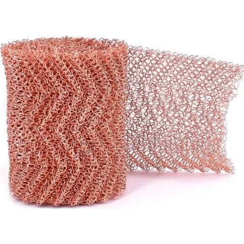 Beer Brewing-4 Wires Pure Copper Mesh Woven Filters Sanitary Food Grade for Distillation Moonshine Home Brew Beer 1.5M