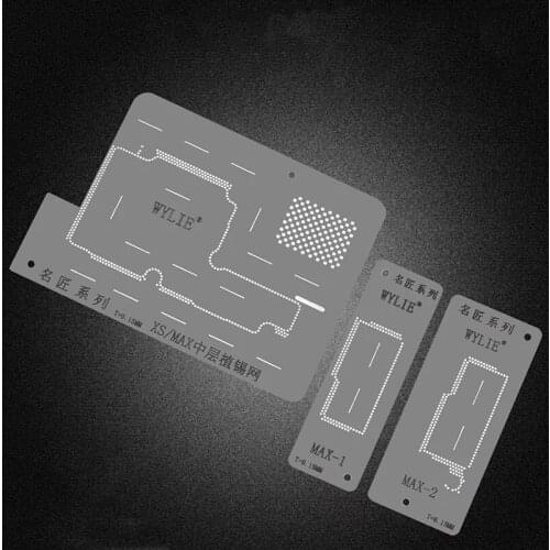 For iPhone XS/XS MAX X BGA Reballing Stencil Net Motherboard Middle Layer Planting Tin Template Soldering Net