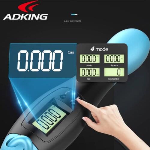 ADKING jumpping rope with counter calorie burning electronic counting skipping rope for speed training bodybuilding wight los