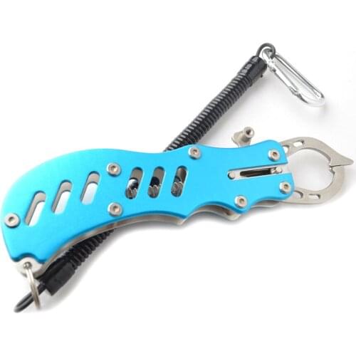 1pcs Fish Lip Gripper fishing Clamp Controller Stainless Steel Fishing Pliers 17cm 165g Fishing Tackle Accessories