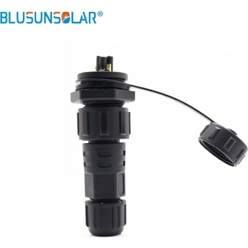 10 Pcs M16 2,3,4,5Pin wire to male panel Waterproof Connector 250V IP68 Plug Socket Automotive Wire Connector Terminals wire