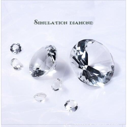 2/6/8cm Large Size Exquisite Simulation Diamond Photo Studio Luxury Product Photography Accessories Fotografie Background Props