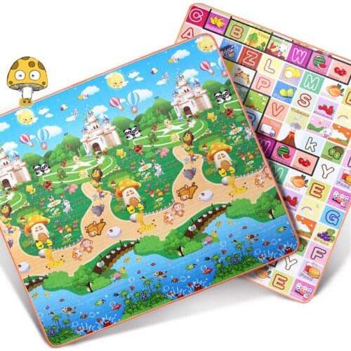 2 Sides Baby Play Mat Foam Environmental Letters Early Educational Kids Game Mats Baby Crawling 3 Sizes Soft Mats Toys SA1555