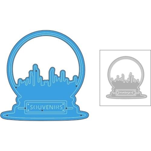 2020 New Crystal Ball Souvenir musique Metal Cutting Dies For DIY Decoration Greeting Card Album Cut Paper Scrapbooking No Stamp