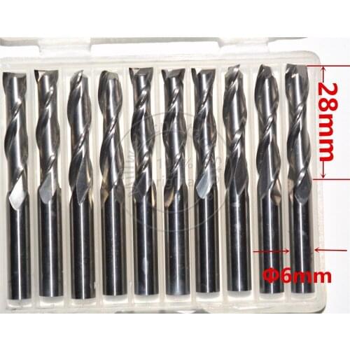 6mm*28mm,Freeshipping,CNC wood tools,carbide End Mill,woodworking insert router bit,Tungsten steel milling ,MDF,PVC,Acrylic,Wood
