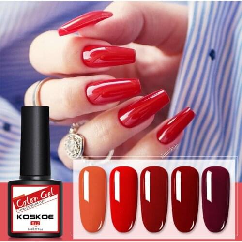 Nail Gel Polish Set 6PCS/SET Gel Kit Set For Manicures Glitter Sequins Soak Off UV Gel Varnishes for Nail Art Design