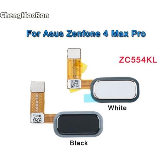 ChengHaoRan For Asus ZenFone 4 Max Pro ZC554KL Fingerprint Sensor Scanner Touch ID Home Button Return Flex Cable Ribbon