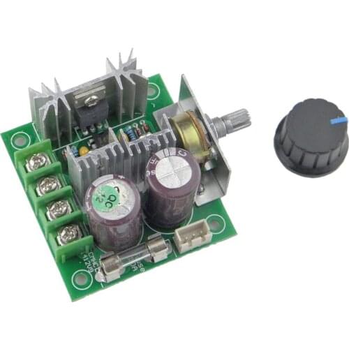 CHANCS DC Motor PWM Speed Controller 12V-40V 10A with Reverse Polarity Protection Protection Speed-djusting Controller