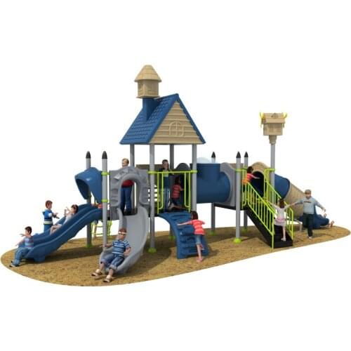 Exported to US Door To Door Service Antirust Children Park Slide Parque De Juegos Infantil HZ16-130C