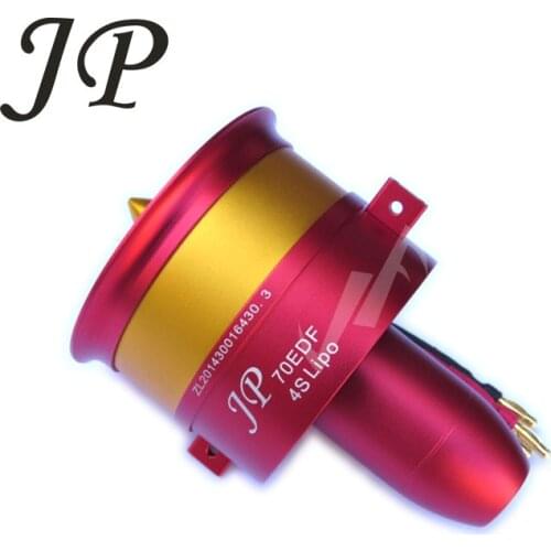 Hot Sale Metal JP/GP 70mm Ducted Fan EDF Jet 12 Blades 2s-6s Lipo Motor Electric for RC airplane Model Accessories Parts