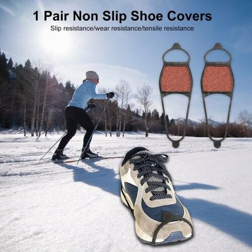 Coarse Non-slip Shoe Covers Snow Crampons Non-slip Shoe Cover Shoe Boot Traction Ice Cleats For Walking