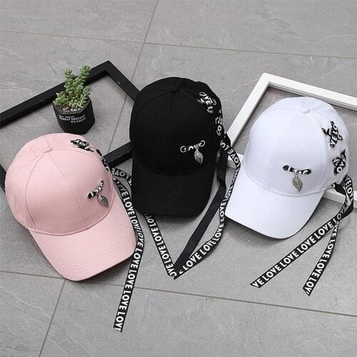 Fashion Solid Embroidery Hat Women Strap Adjustable Baseball Caps Spring Summer Unisex Mesh Cap Ladies Men Cotton Casual Hats