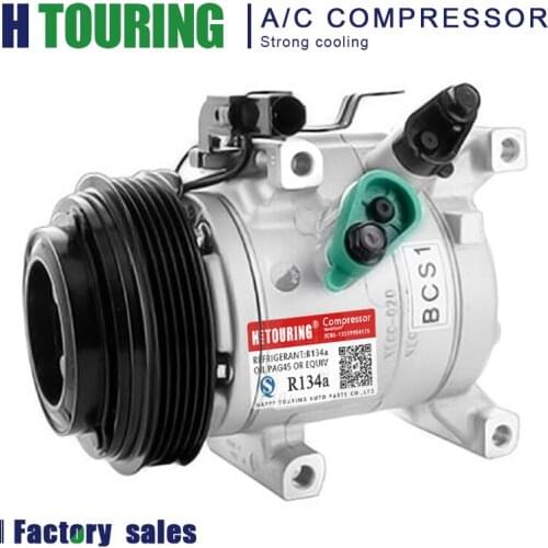 AC Compressor For Hyundai i10 2014 2015 2016 2017 KIA 9520076KA0 95200-76KA1 97701-B4000 F500-9ADCA-02 F500-QADAA-03 97701B9000