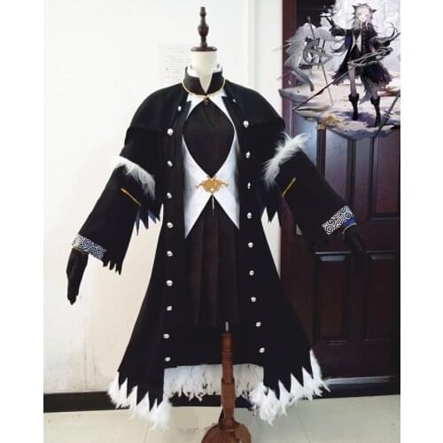 Game Arknights Guard Lappland Cosplay Costume Skin Elegant Omen Dress Outfit Halloween Carnival Party Women Costumes Custom Made
