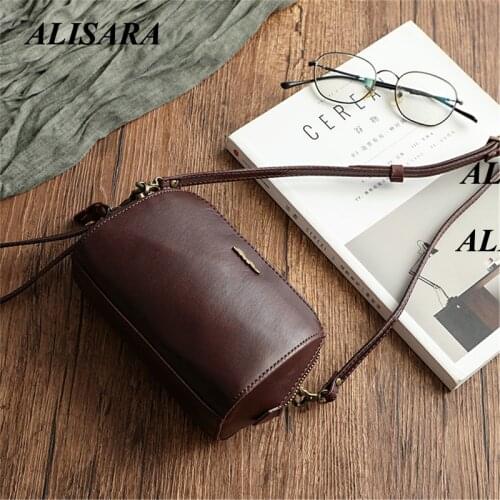 Leather bag Woman vintage style Shoulder bag Leather Medical Bag satchel small Japan bag Messenger bag Simple versatile design
