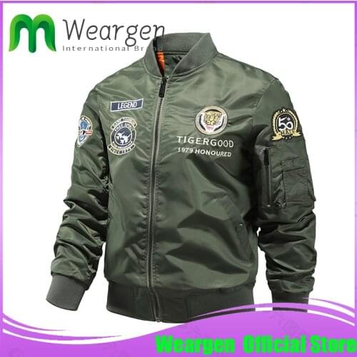 Weargen Jacket Men Camouflage Jacet Spring and Autumn Windbreaker Men Fashion Clothing Military Army Coat Men Outwear 2223