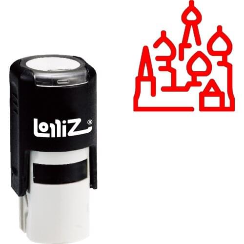 LolliZ Cathedral Of Vasily The Blessed Self-Inking Rubber Stamp - Modern Symbol Series