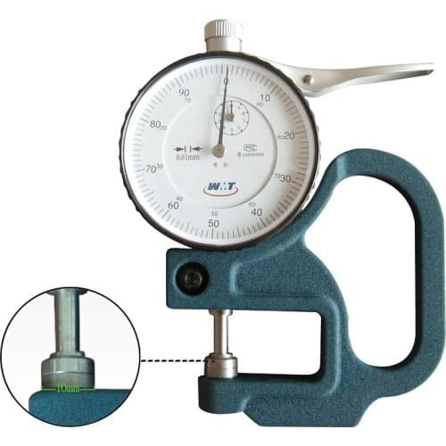 BC02 Mechanical Thickness Meter Measuring Range 0-10mm for Paper Film